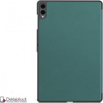 Dirbtinės odos atverčiamas dėklas - žalias (Samsung Galaxy Tab S11 Ultra 14.6 (X930/X936/X920) Dirbtinės odos atverčiamas dėklas - žalias (Samsung Galaxy Tab S11 Ultra 14.6 (X930/X936/X920)